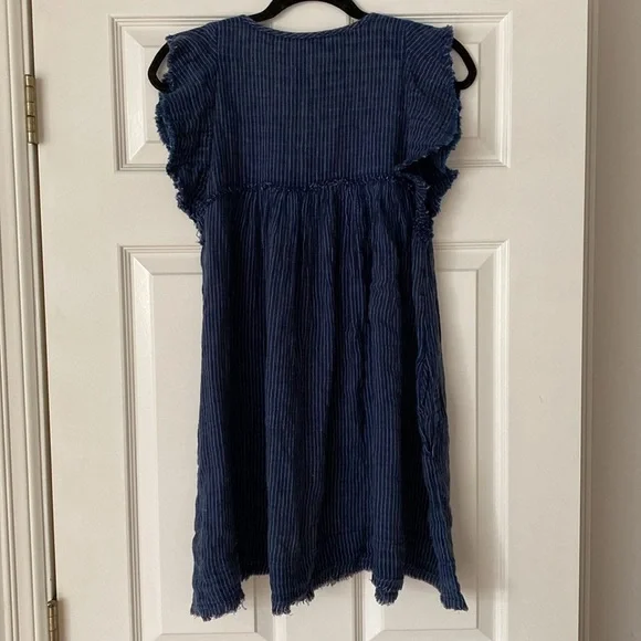 Free People Blue Ridge Indigo Top - Picture 8 of 8
